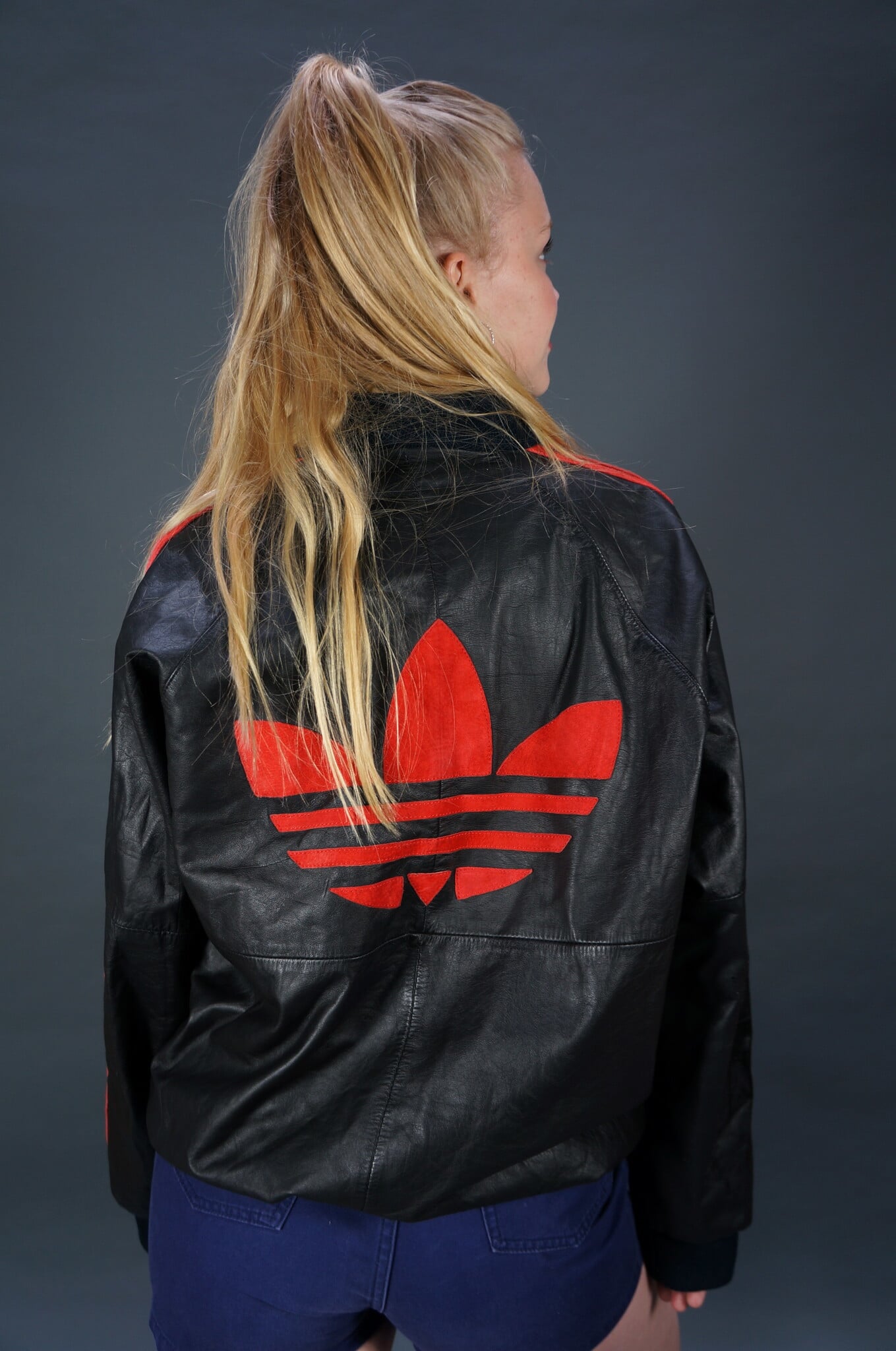 90er Adidas Bomber Leder