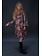 70er Solange Transparentes Kleid — Lila / Blau