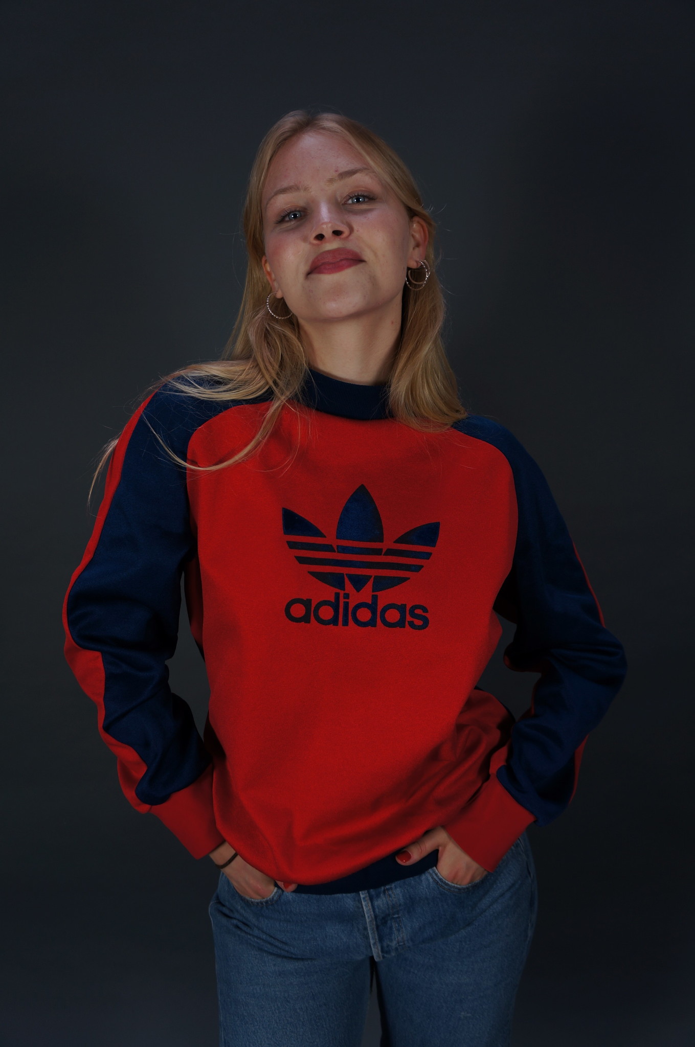 70er Adidas Sportpullover