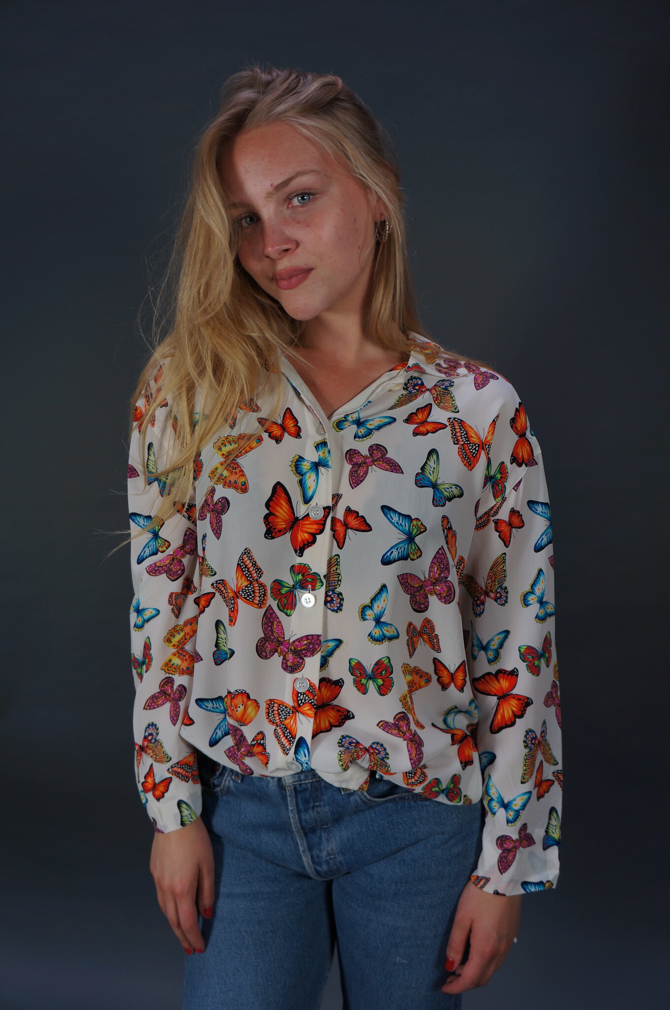 Escada Butterfly Blouse