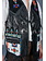 70s Leather Bead Fringe Waistcoat