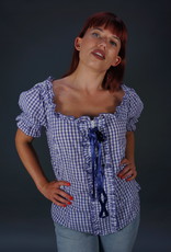Milkmaid Gingham Top Lace