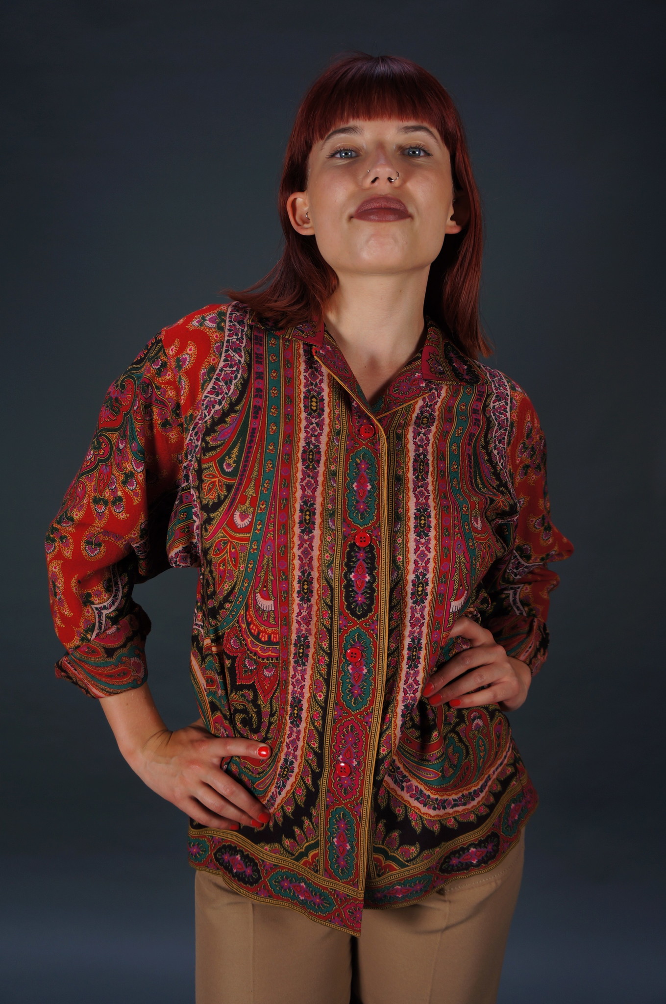 Kenzo Paisley Print Blouse