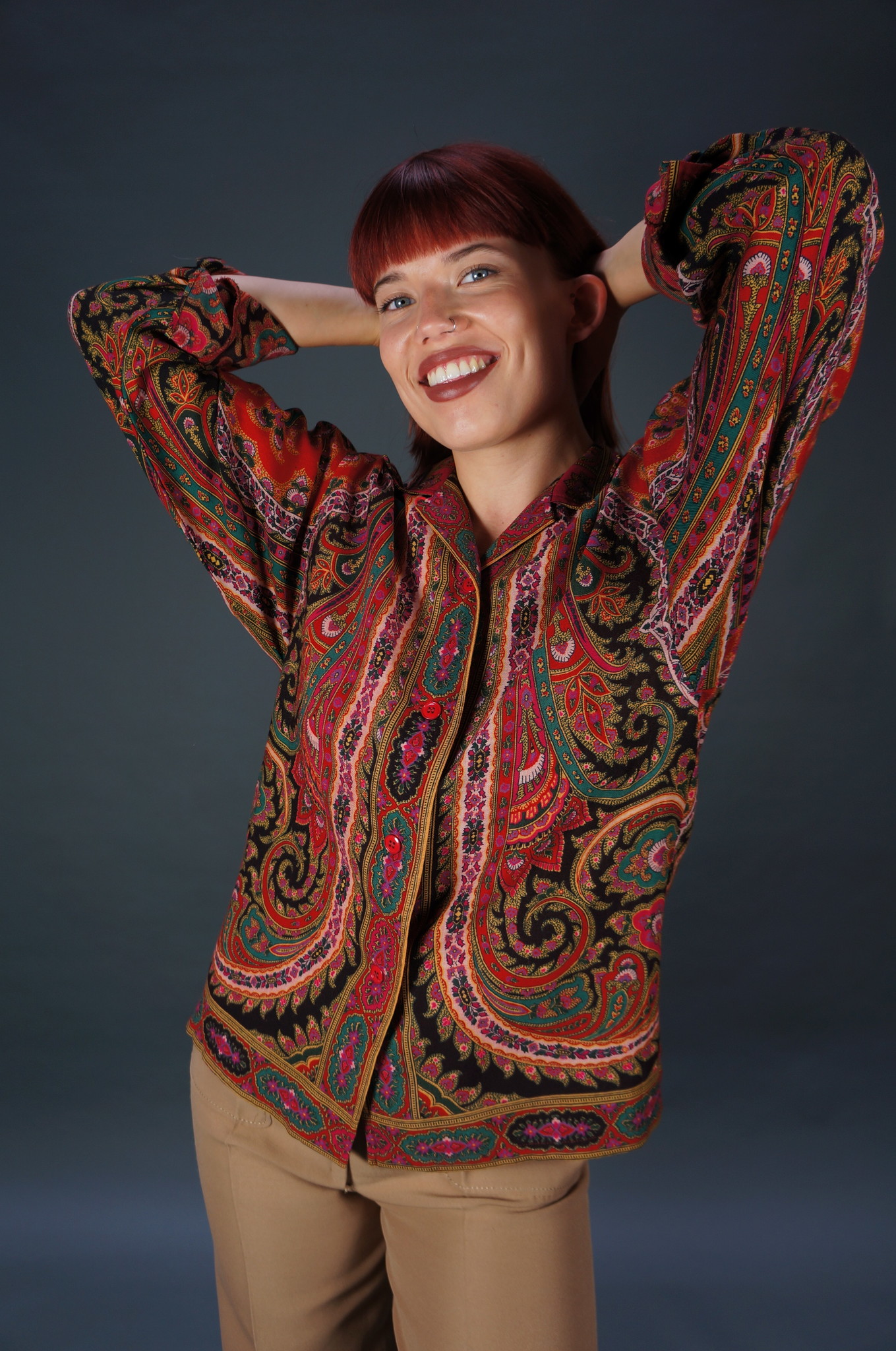 Kenzo Paisley Print Blouse