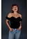 90s Velvet Beads Top