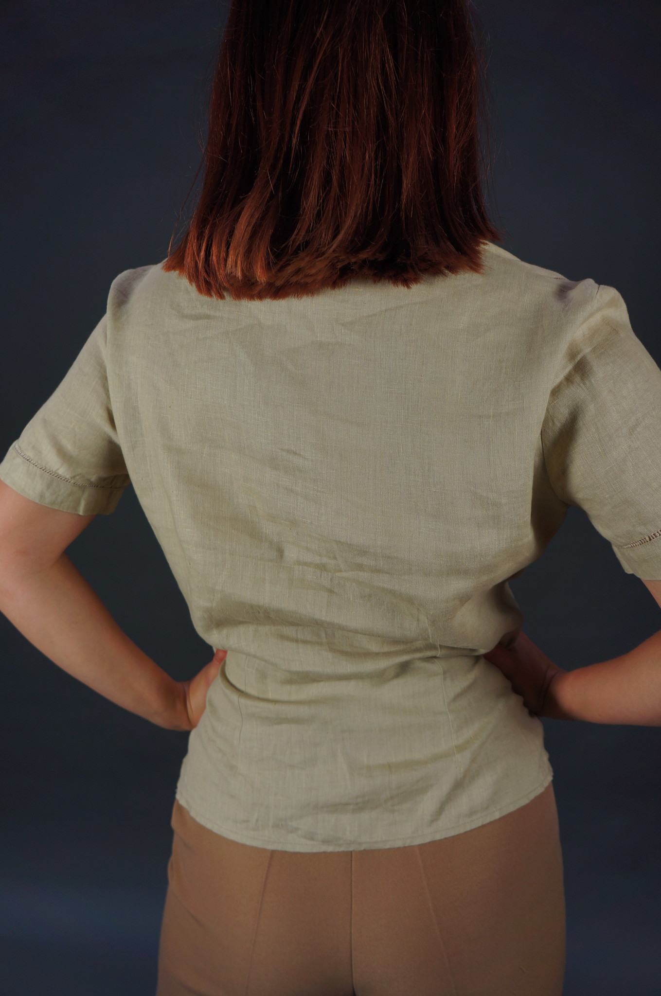 Cacharel Linen Blouse