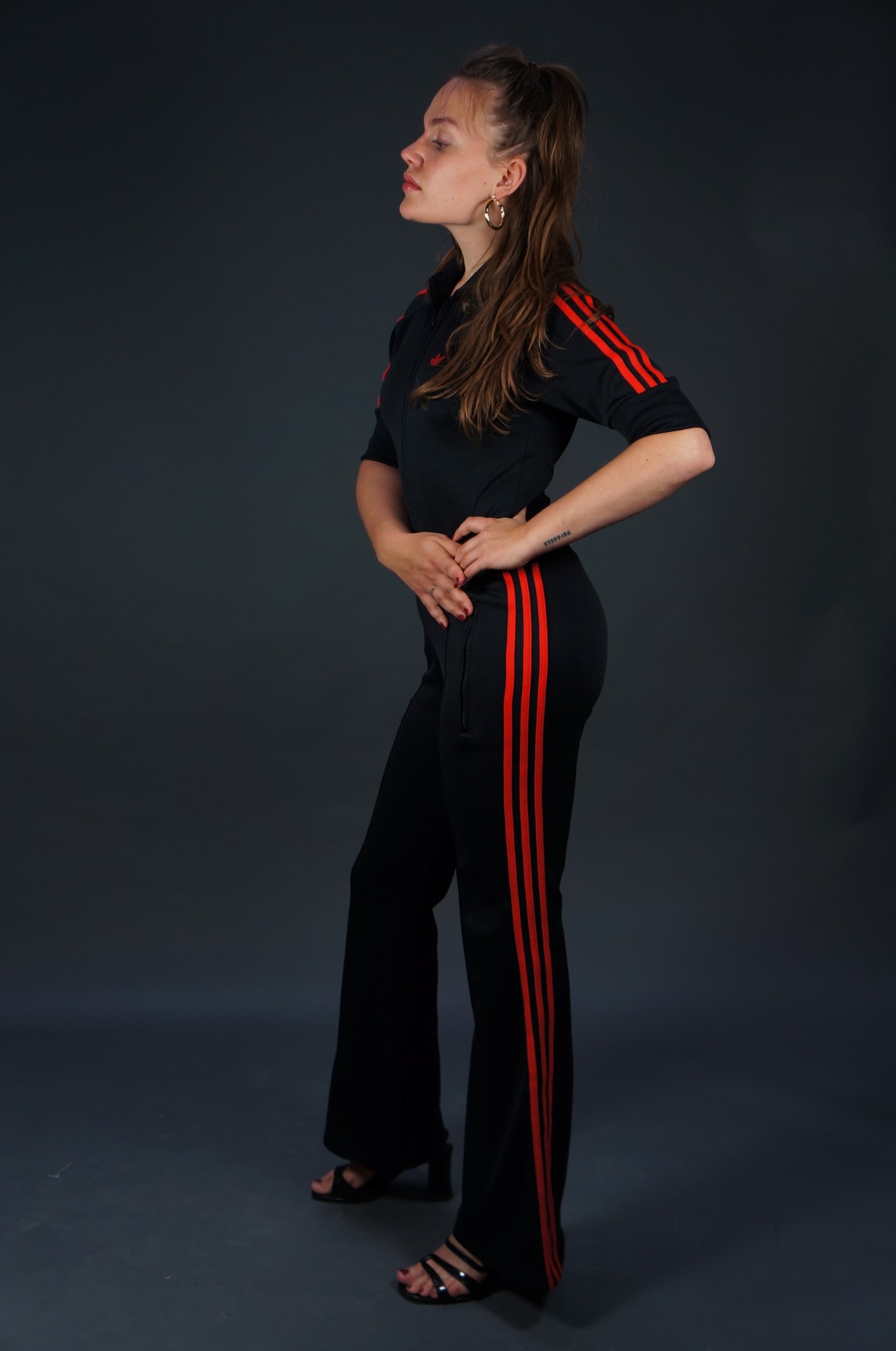 70s Adidas Flare Suit