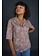 Cacharel Blouse — White / Blue / Yellow / Red