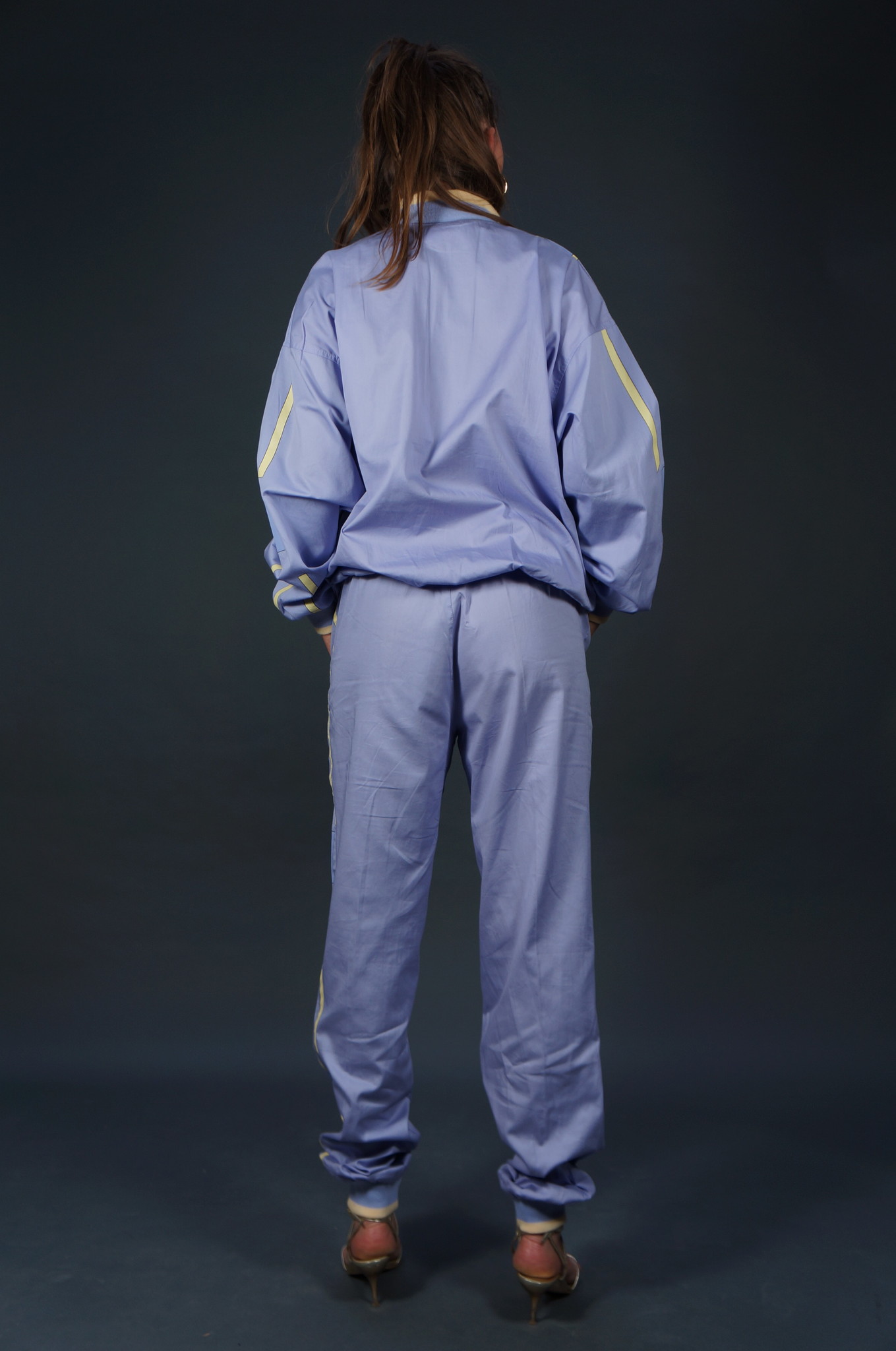 80s Lilac Adidas Suit