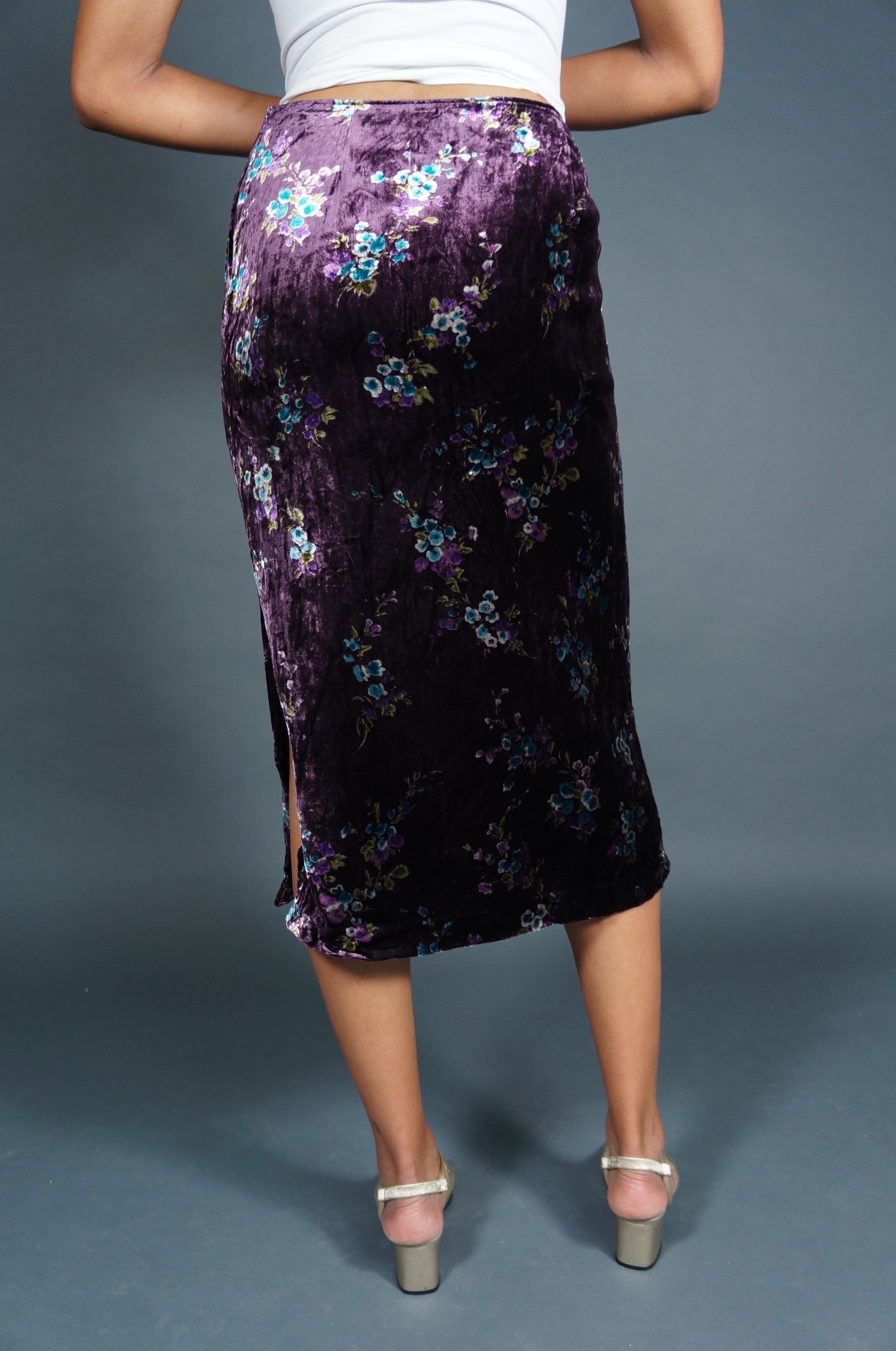 Cacharel Velvet Silk Skirt