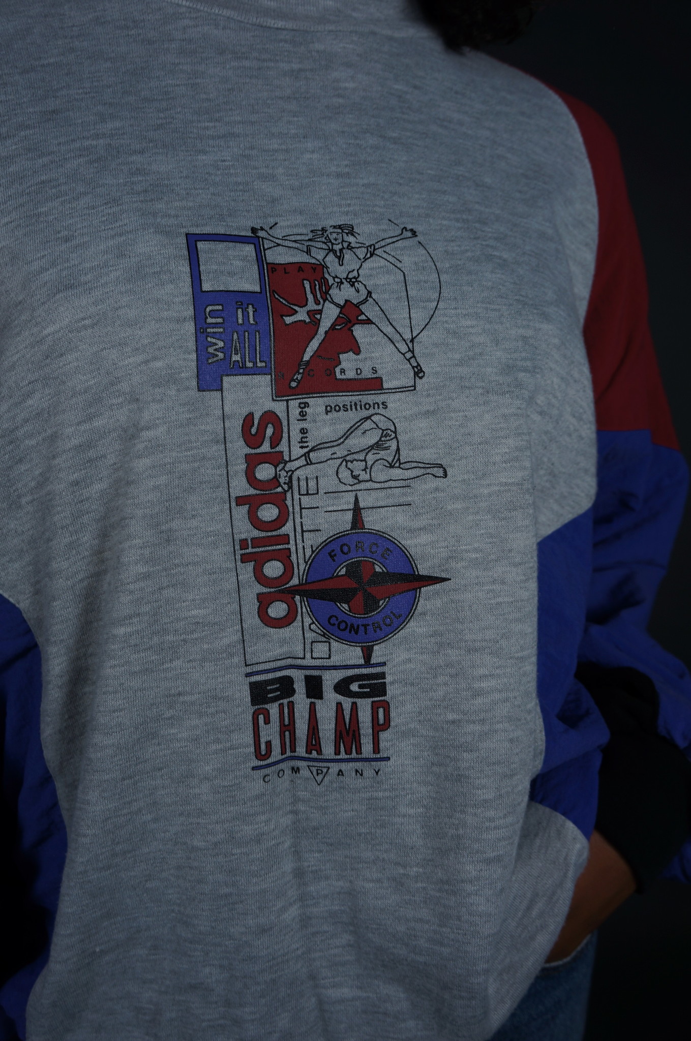80er Adidas Sportpullover