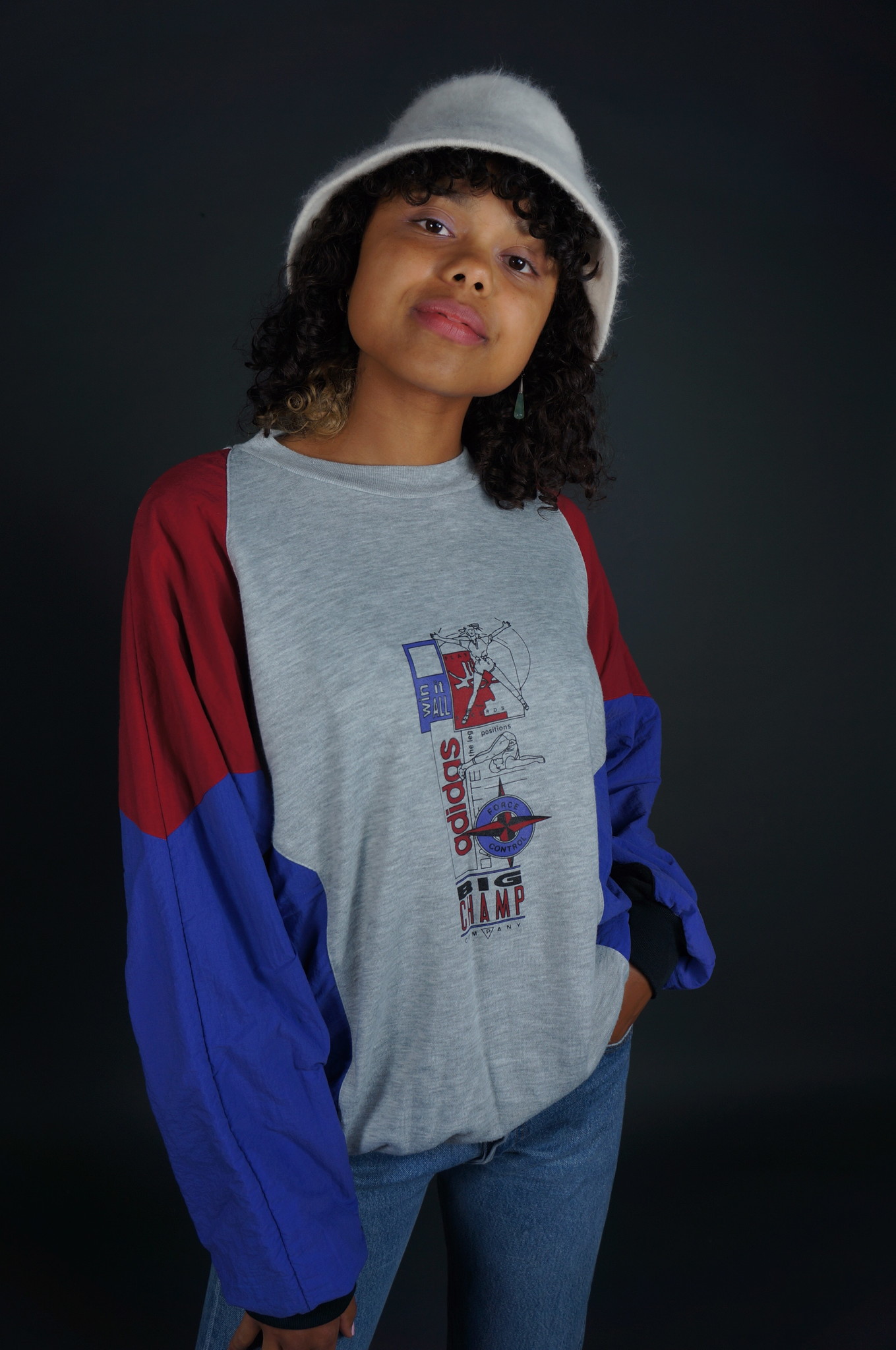 80er Adidas Sportpullover