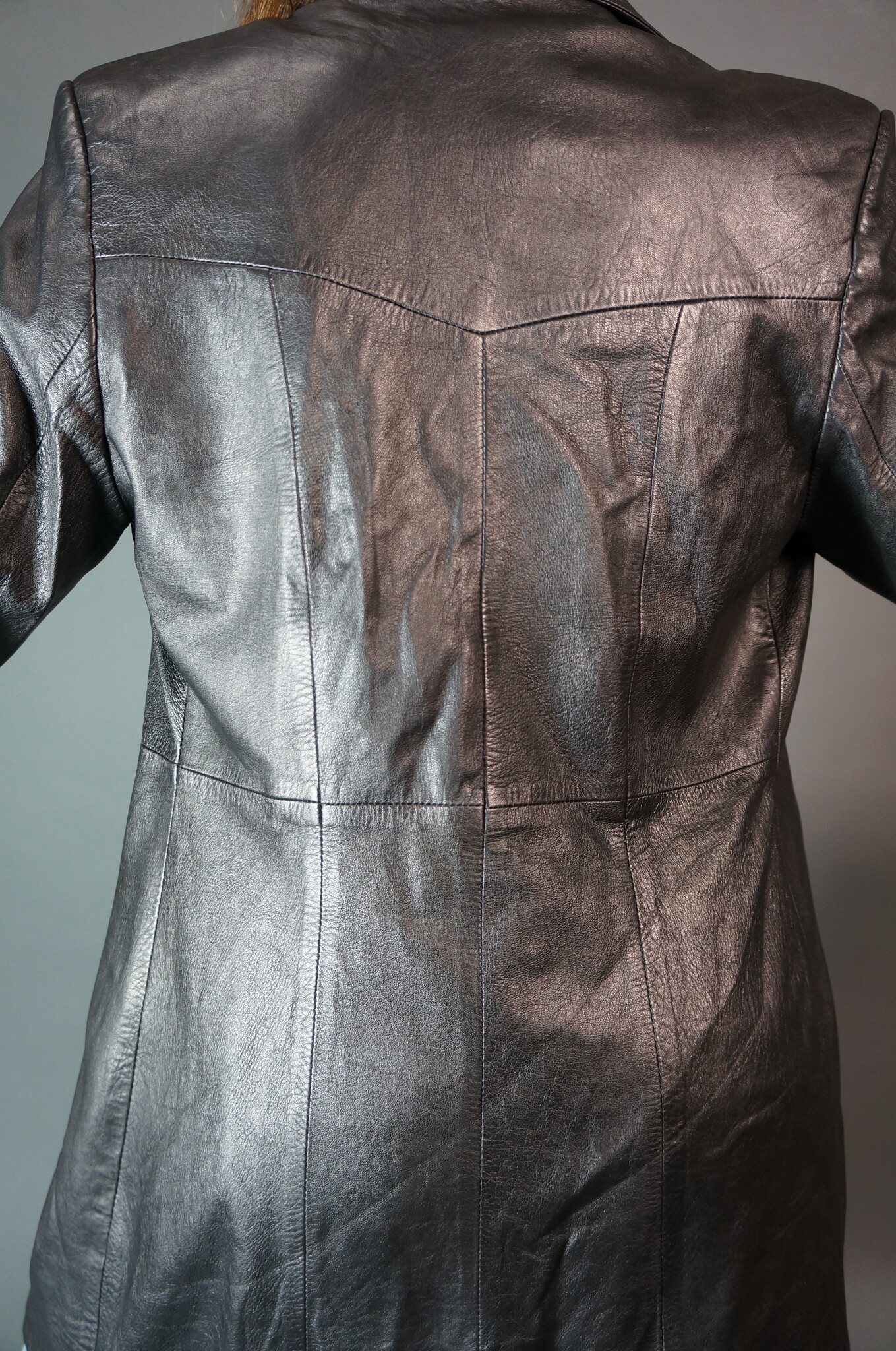 Versace Leather Coat