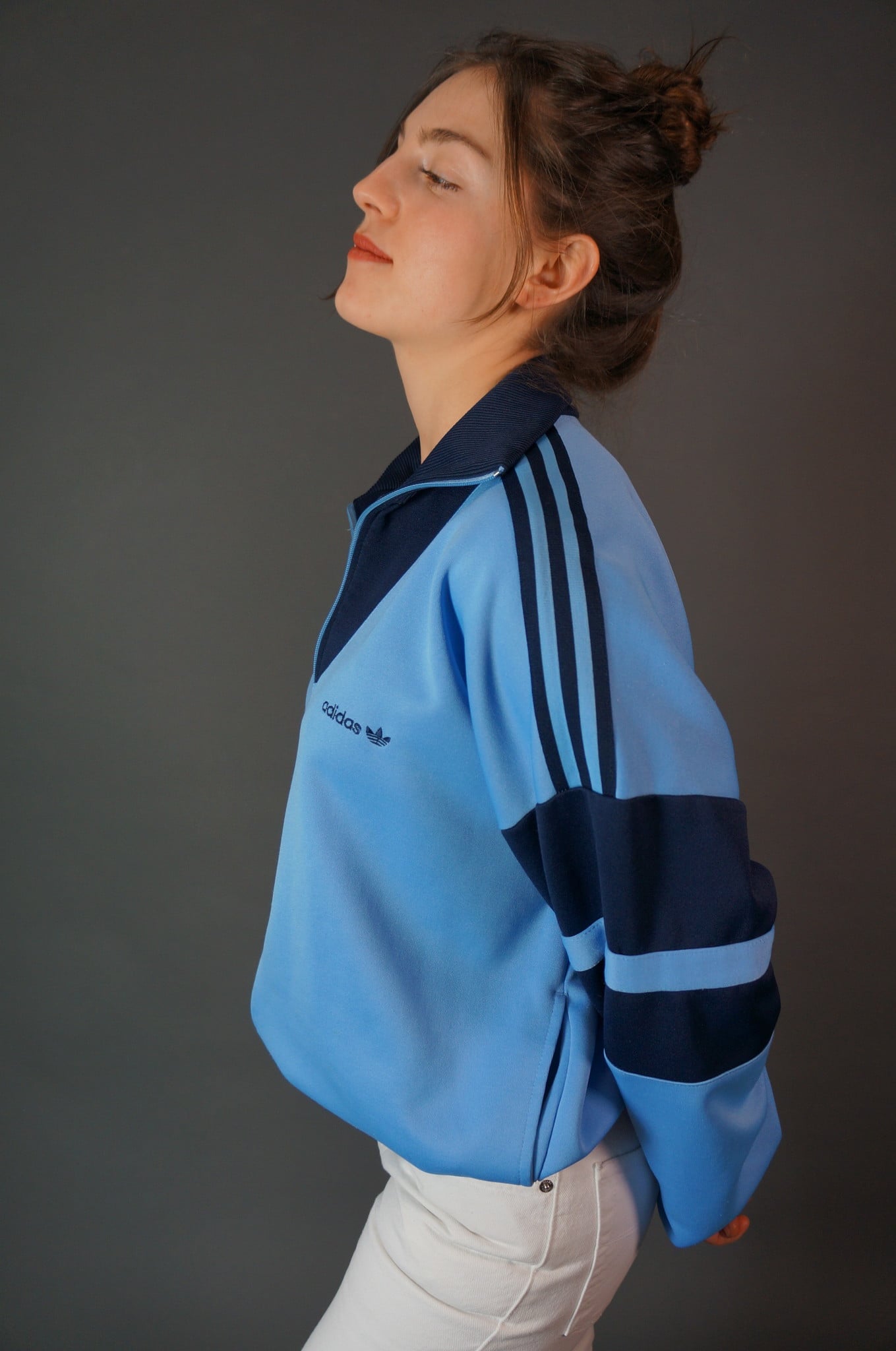 70er Adidas Trainingsjacke — Polyester / Baumwolle