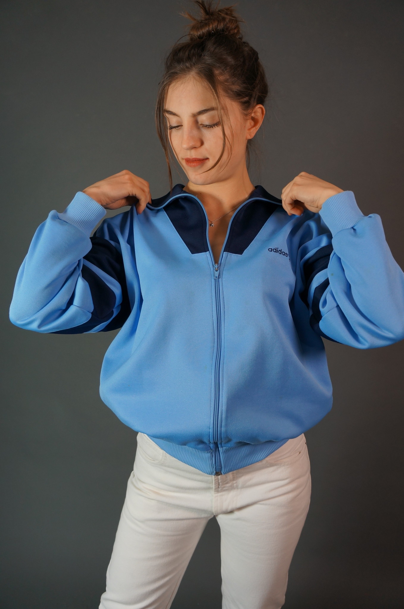 70er Adidas Trainingsjacke — Polyester / Baumwolle
