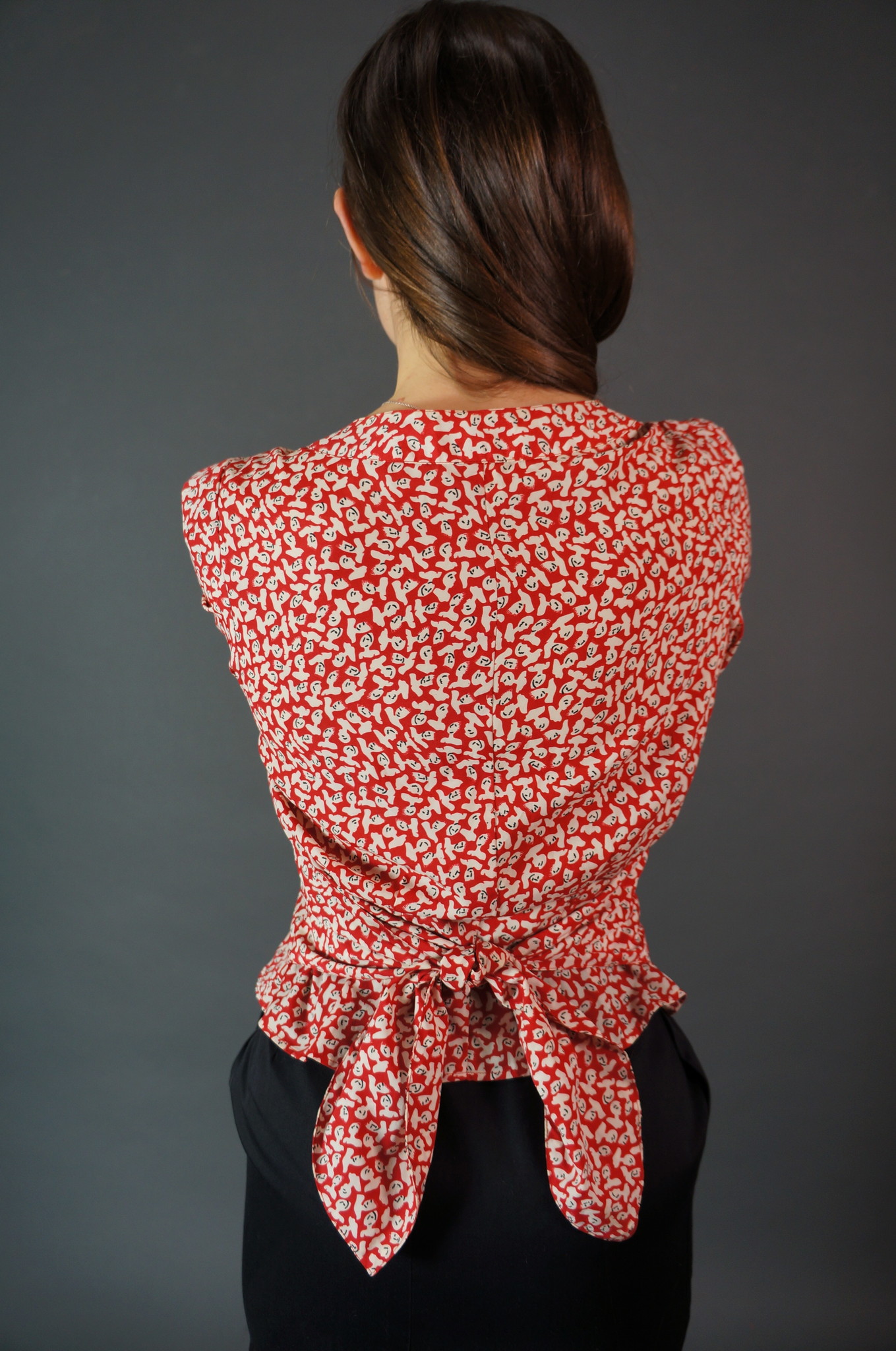 Cacharel Print Blouse