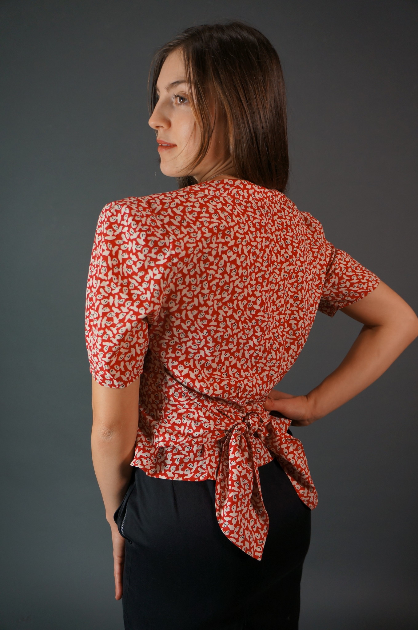 Cacharel Print Blouse