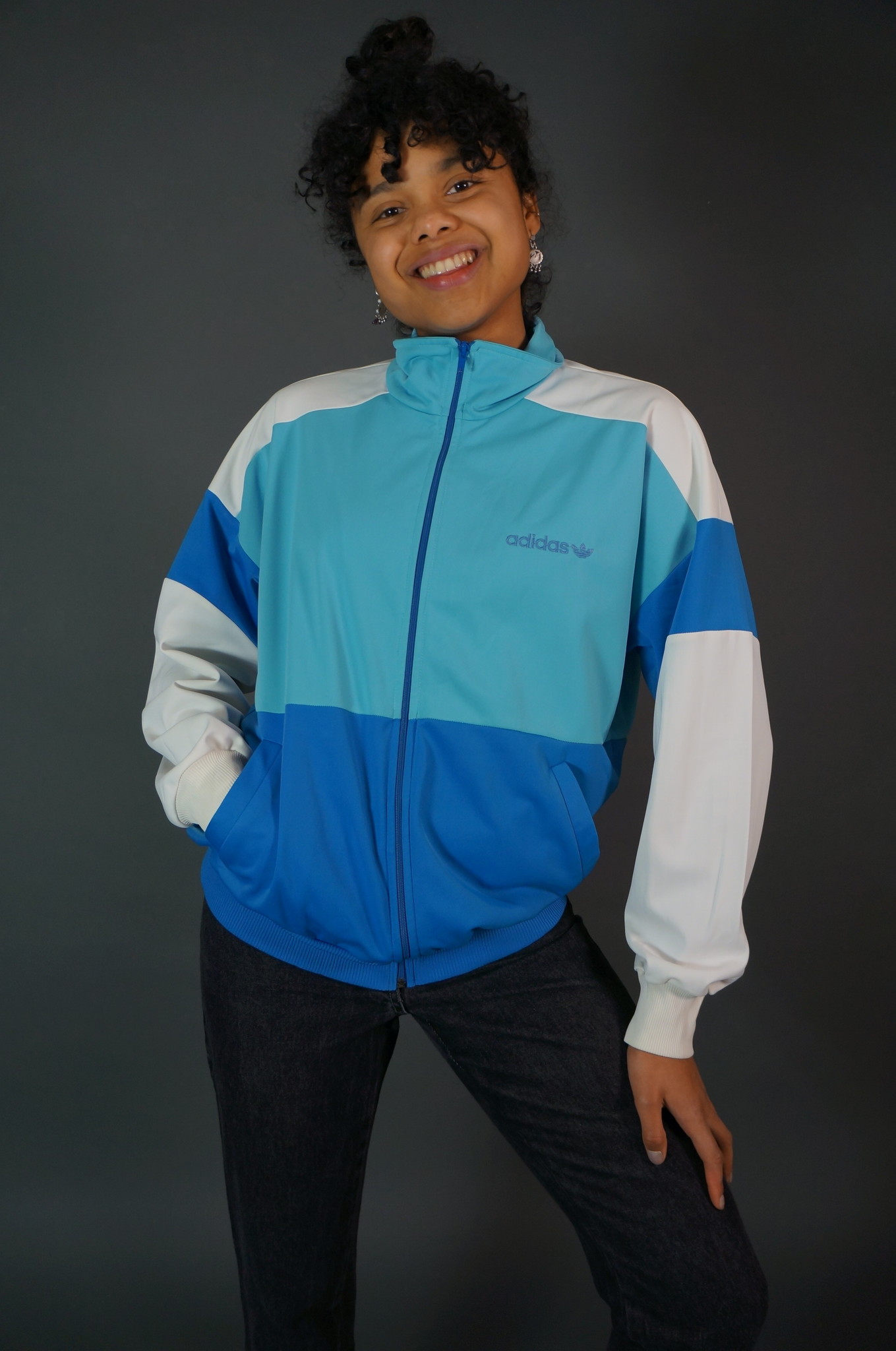 80er Adidas Trainingsjacke Misty