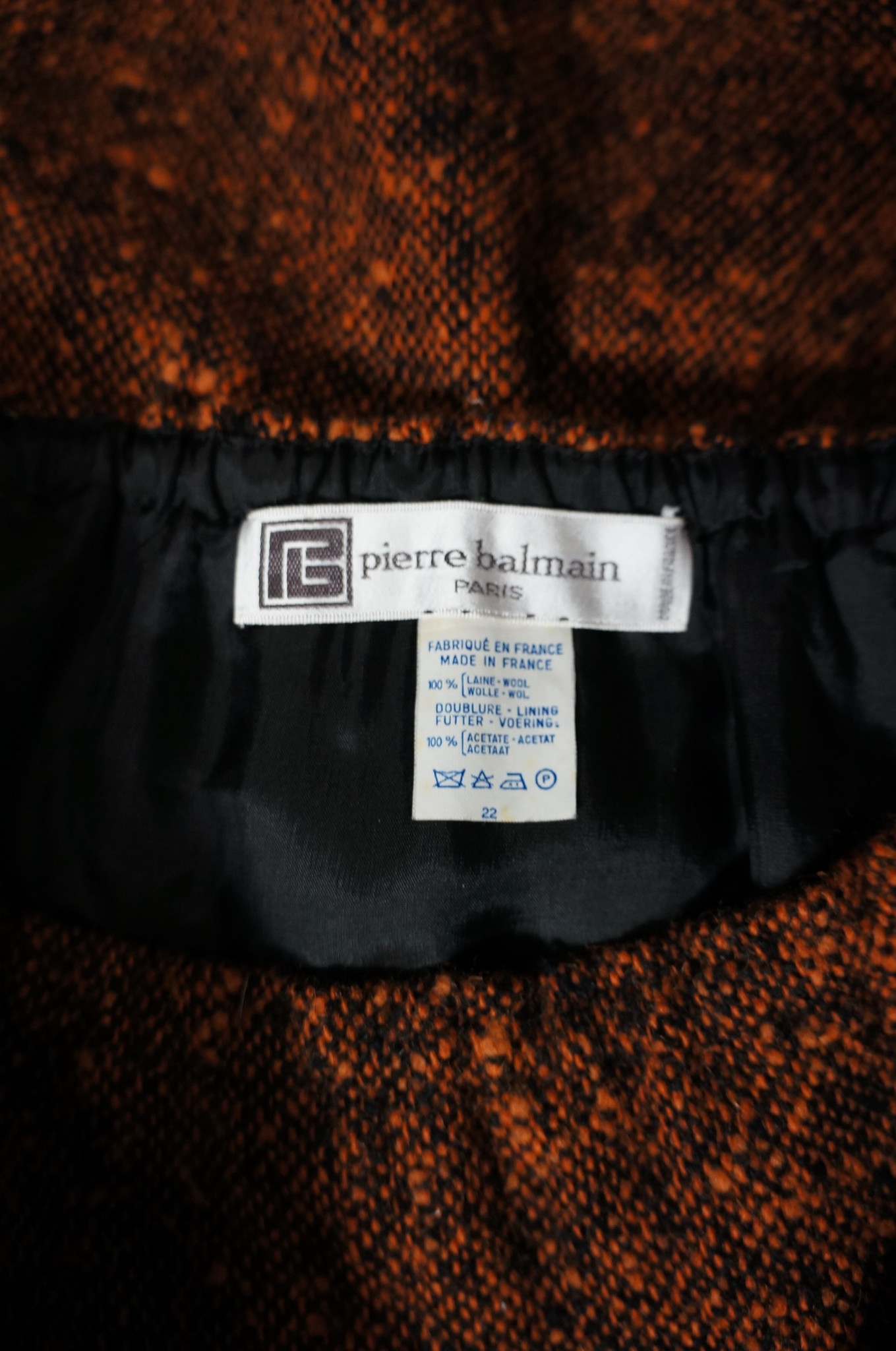 Pierre Balmain Knitted Skirt