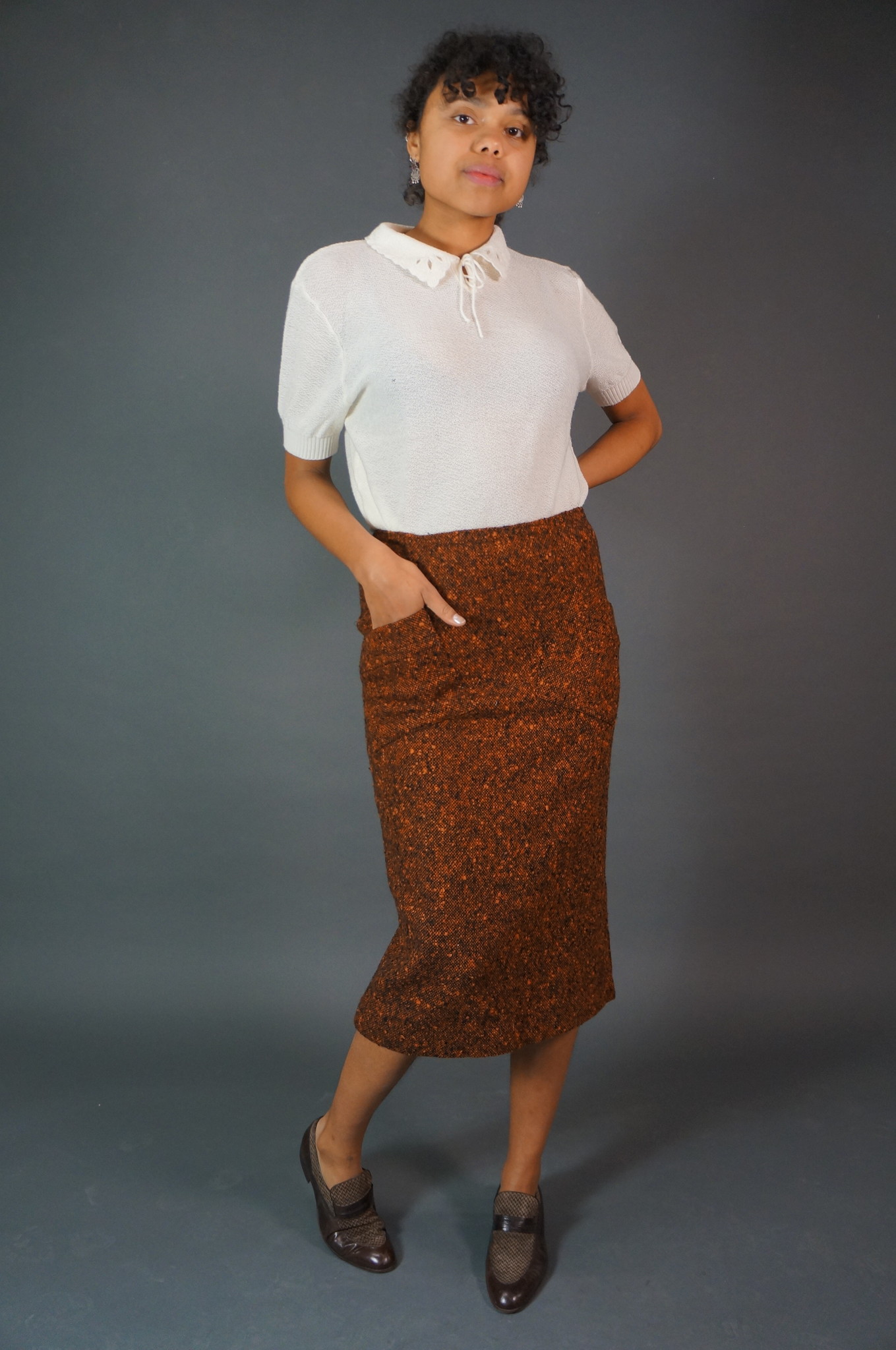 Pierre Balmain Knitted Skirt