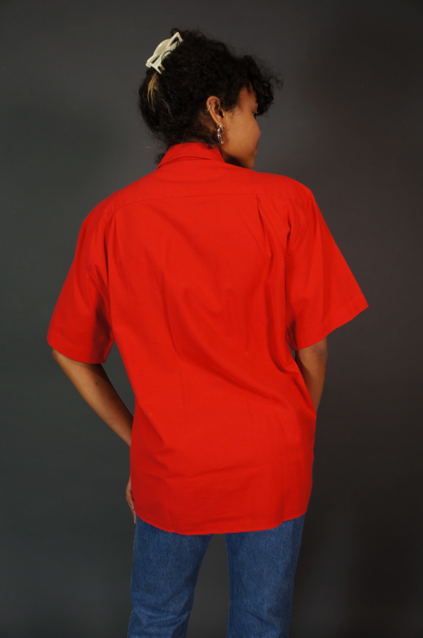 Prada Red Blouse