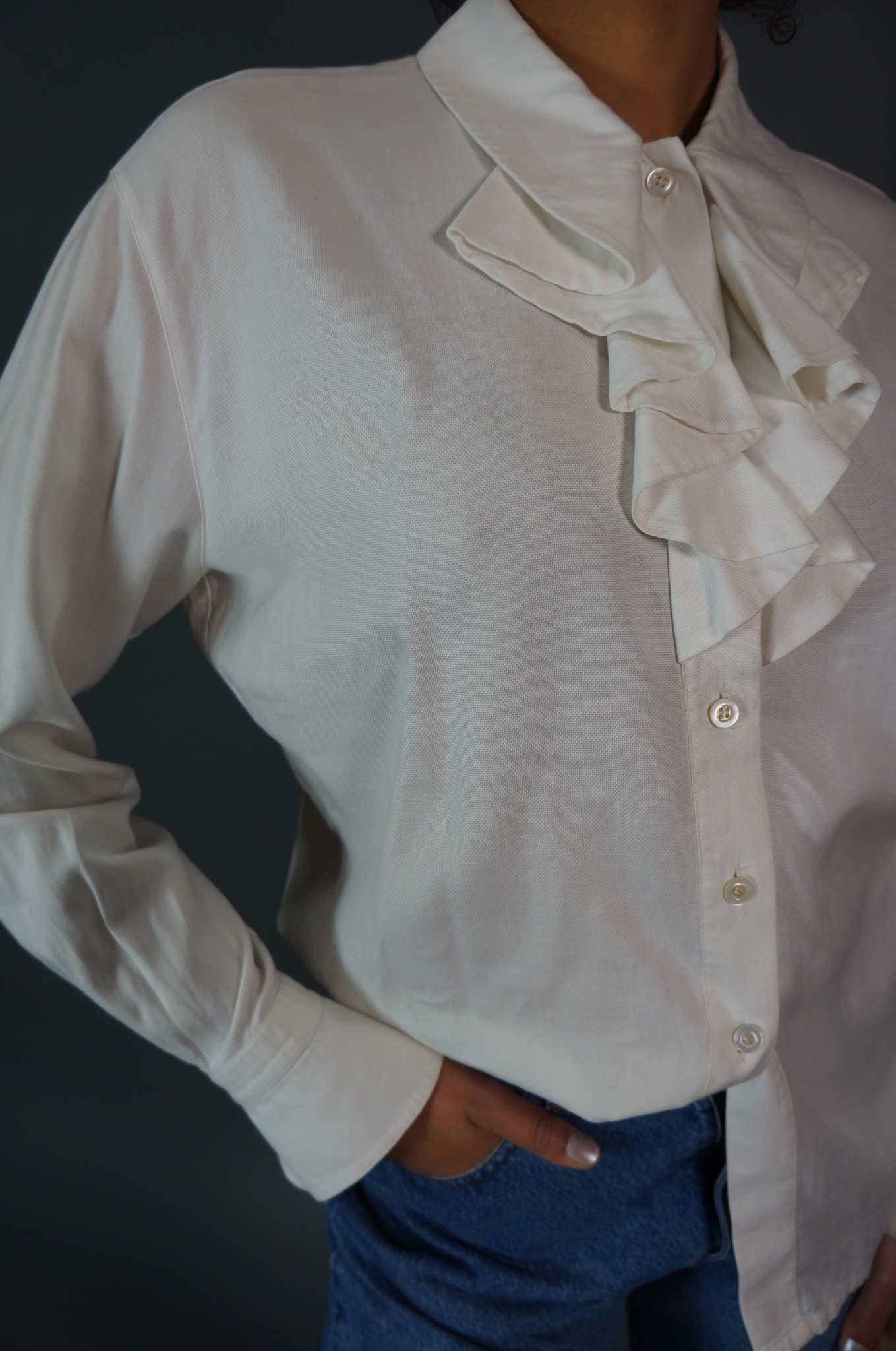 Escada Ruffle Blouse
