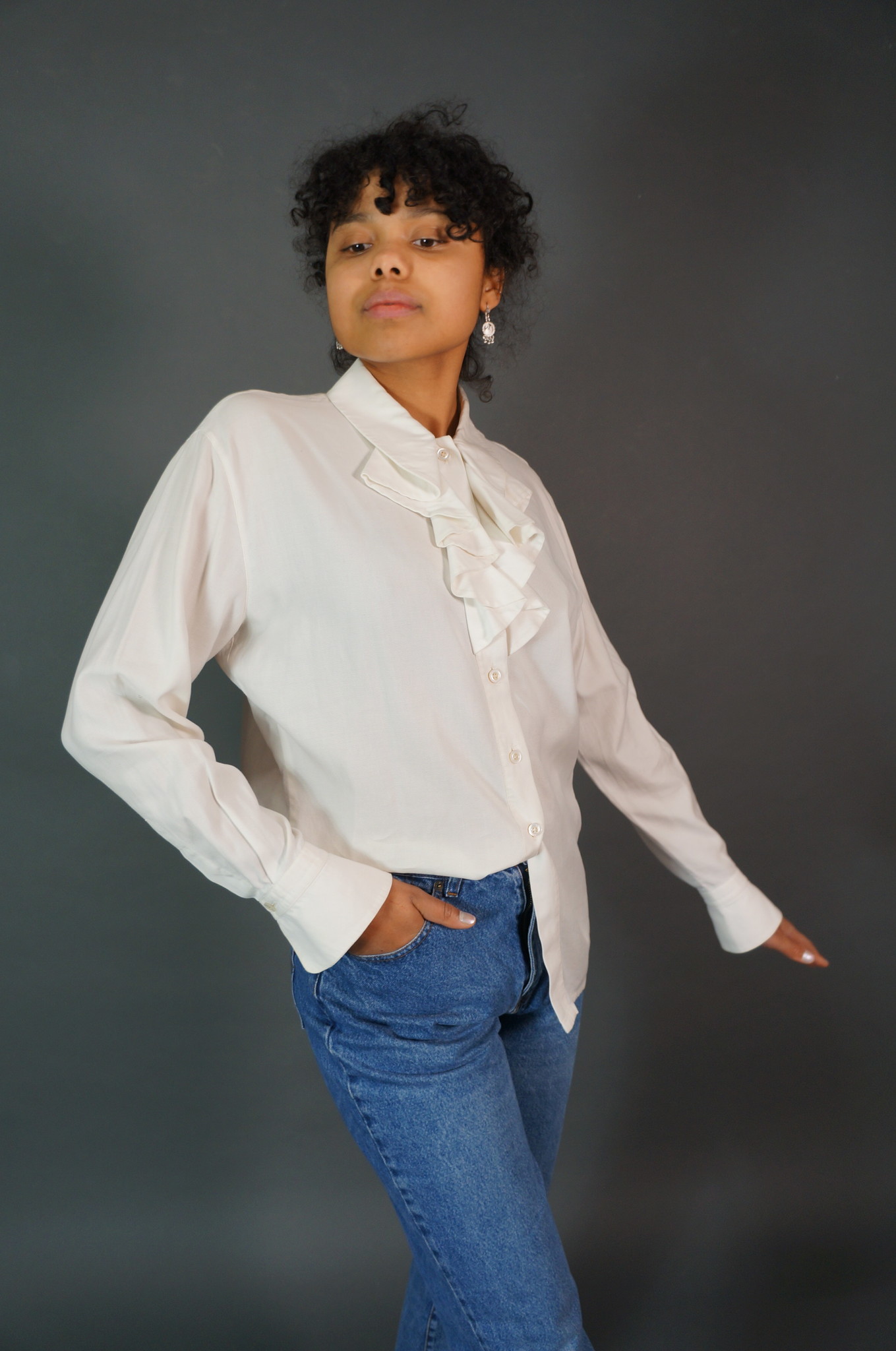 Escada Ruffle Blouse