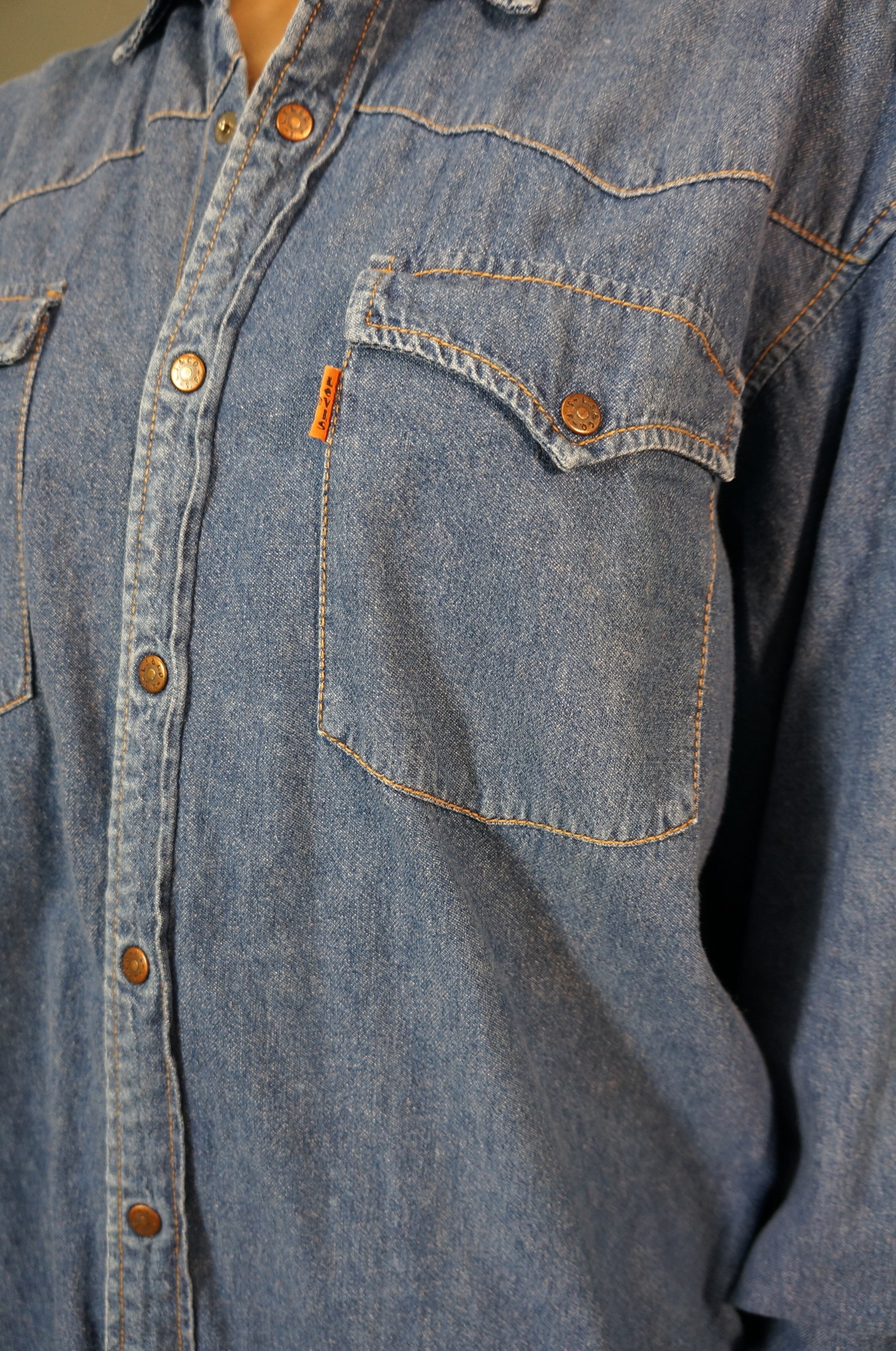 Levi's Orange Tab Blouse Dash