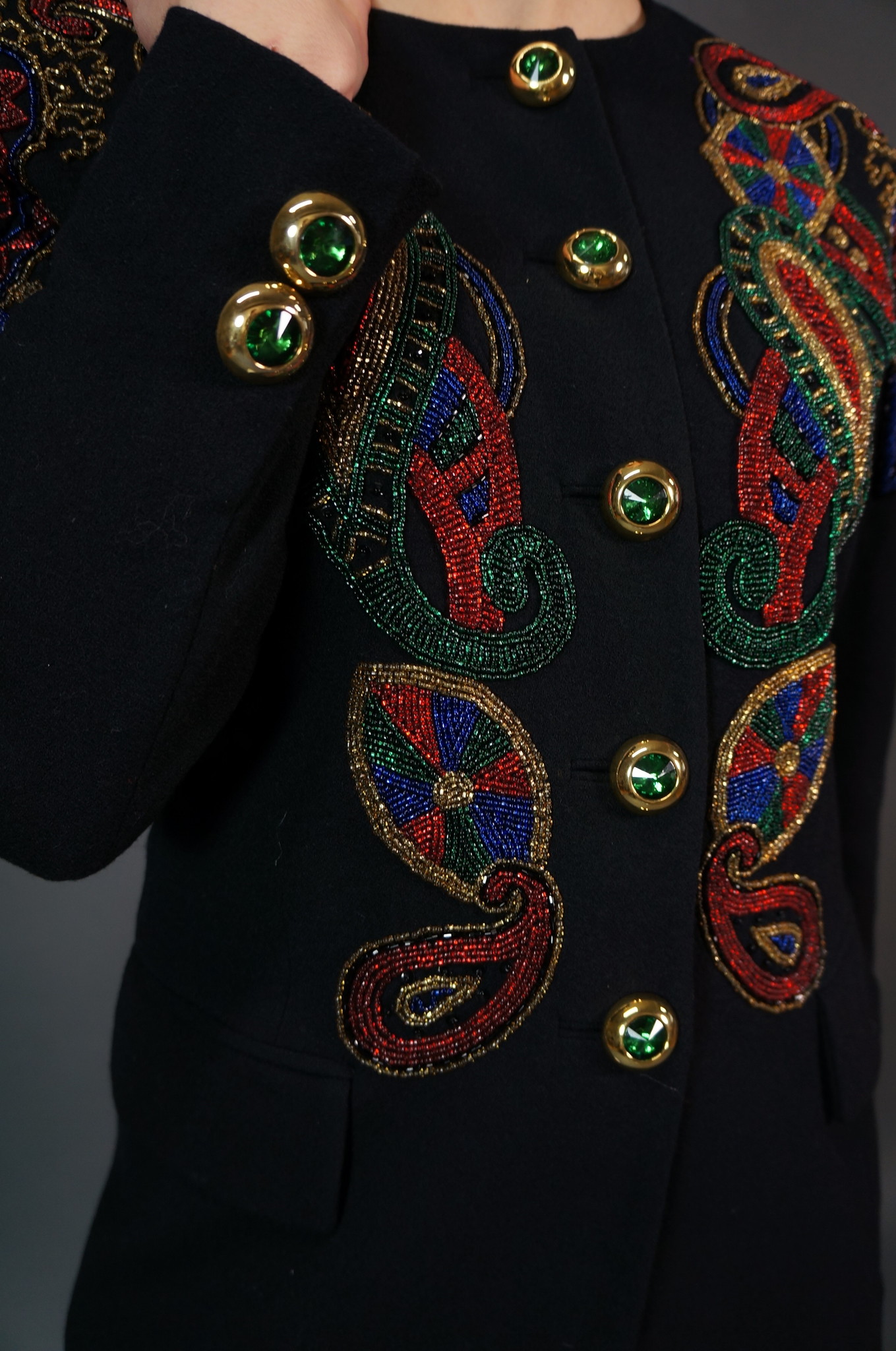 Embroidered 80's Blazer