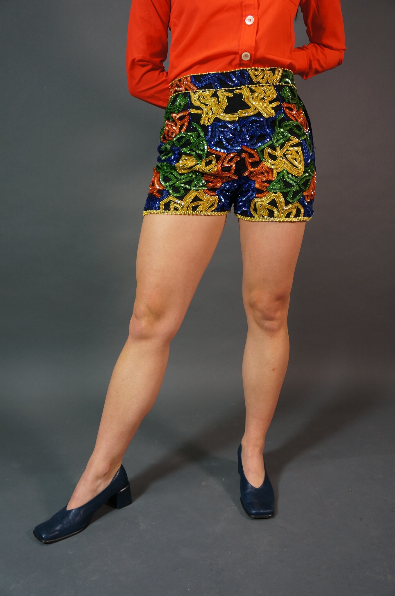 Sequin 90's Mini Shorts