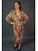 Printed Wrap Midi dress