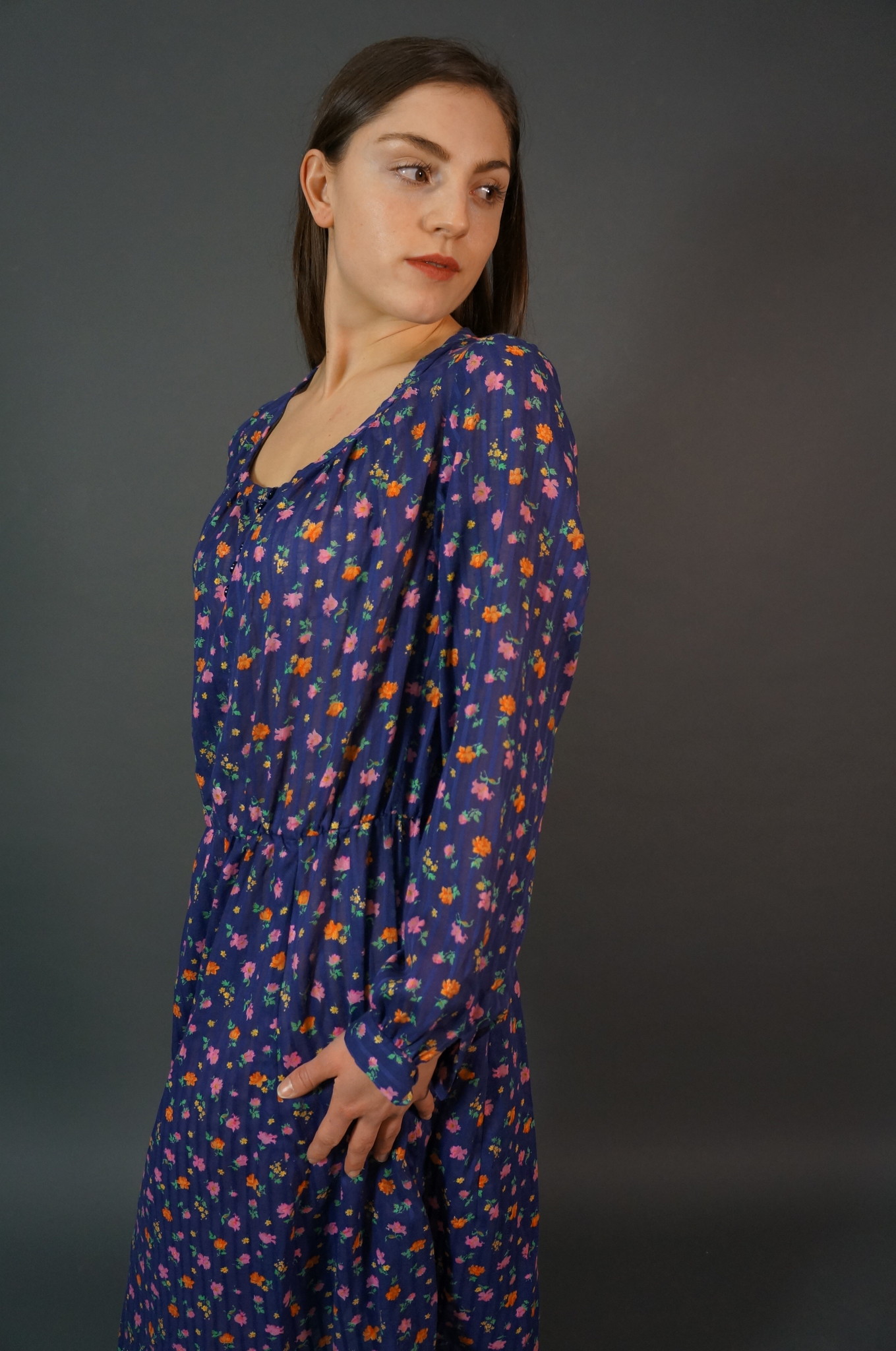 Flowy Floral Midi Dress