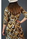 70s Printed Ruby Dress