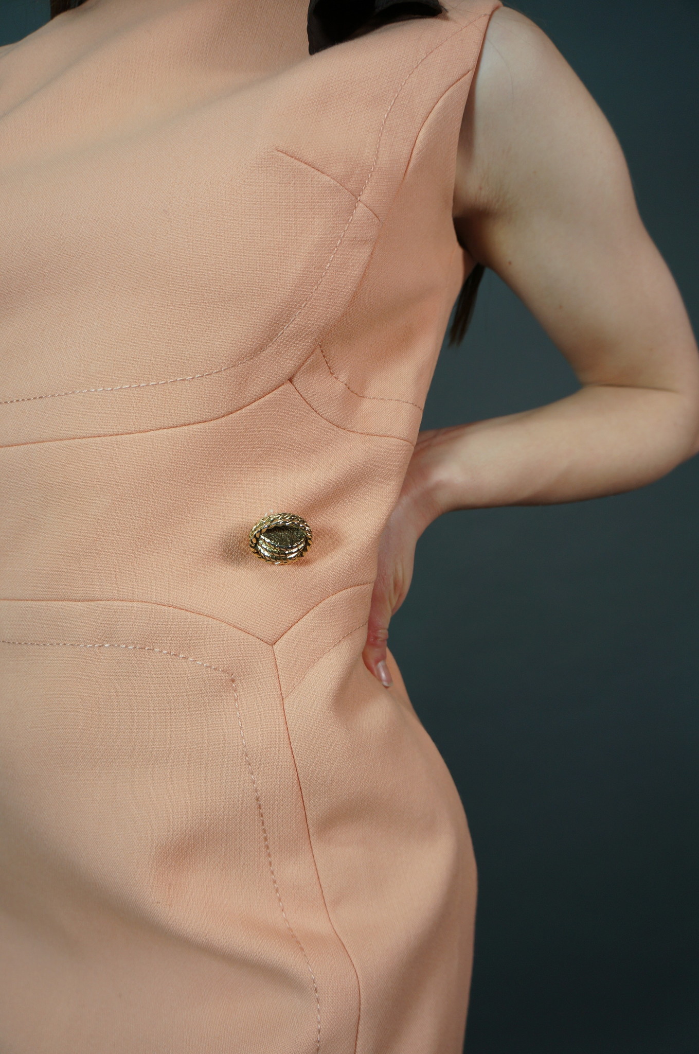 60s Dress Peachy Evie