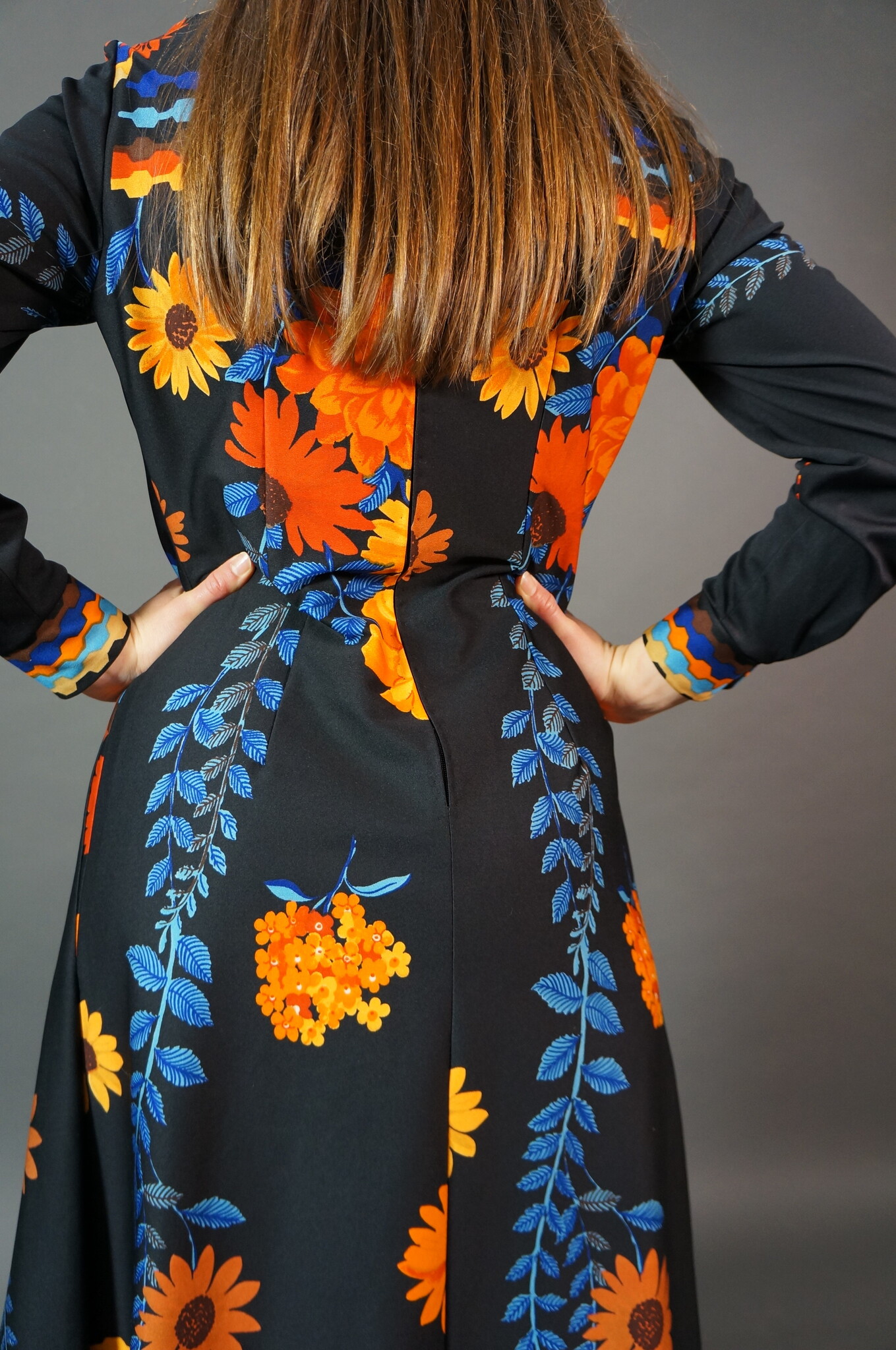 60s Floral Flowy Stevie Dress