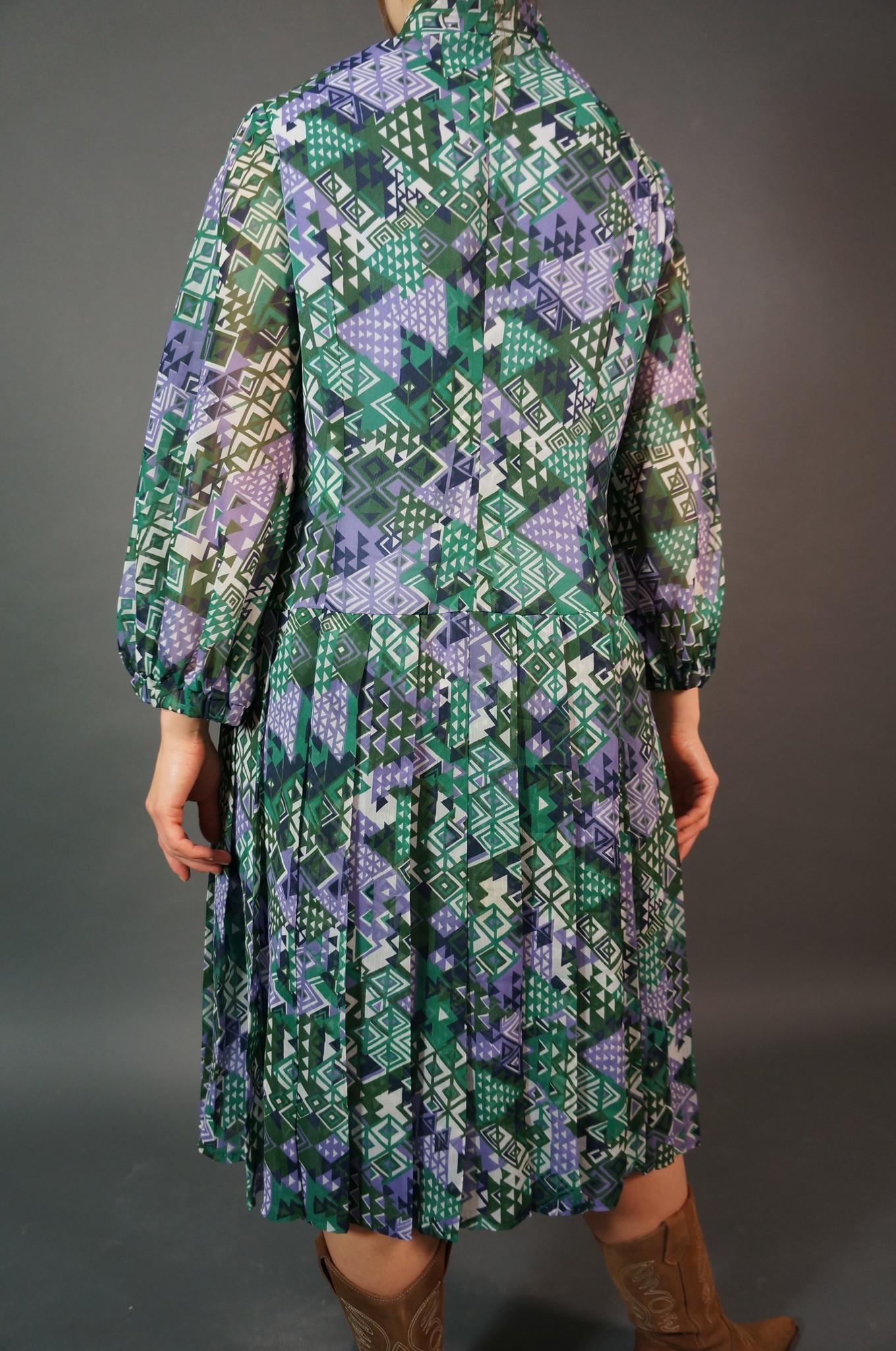 70s Trixie Printed Midi Dress