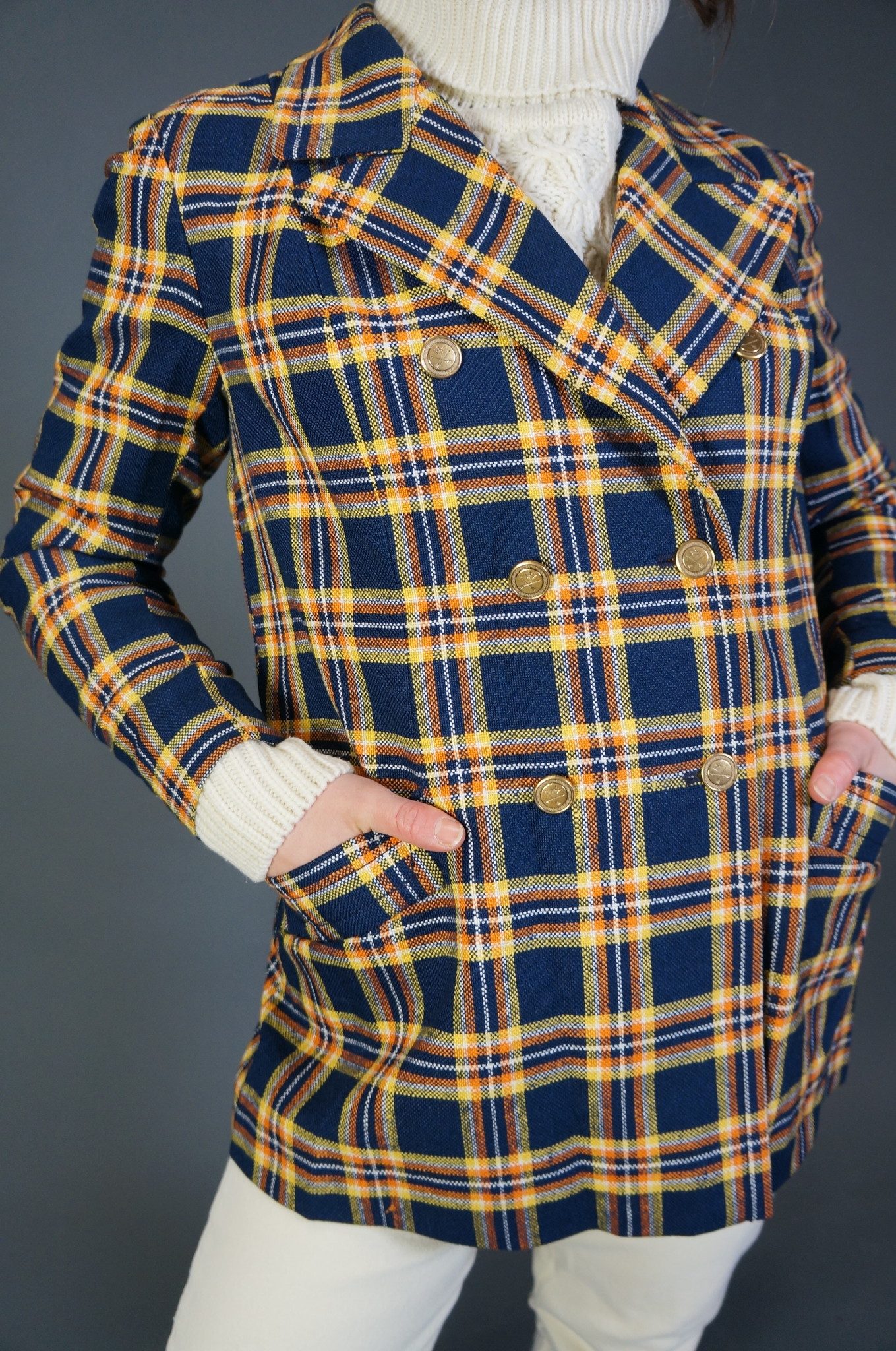 70s Plaid Blazer Dolly