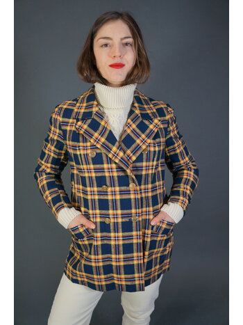 70s Plaid Blazer Dolly