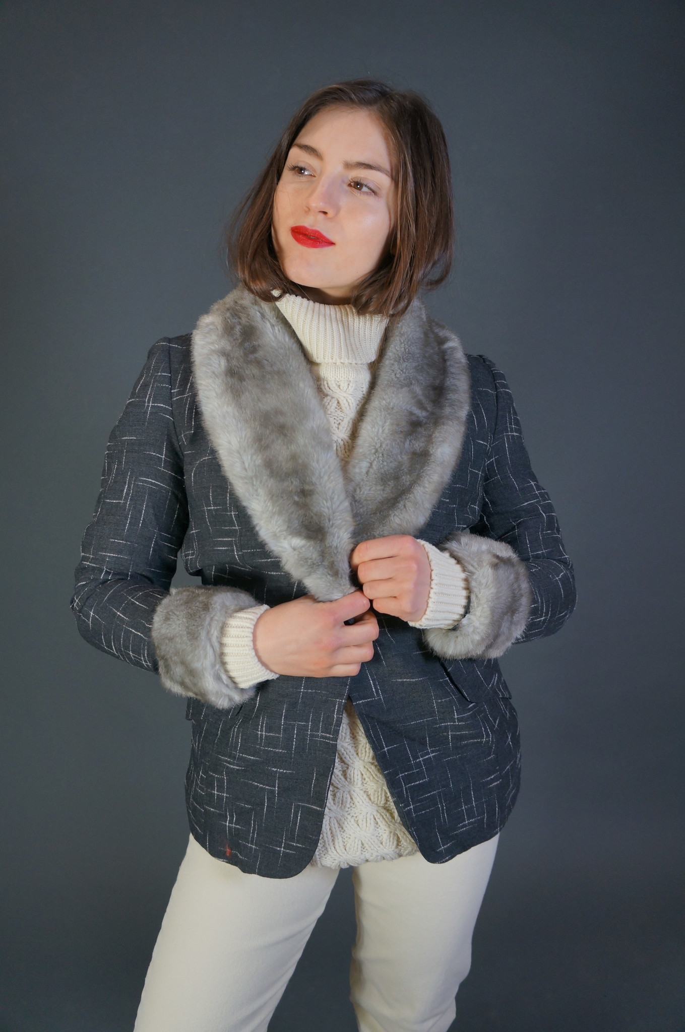 70s Fake Fur Blazer Erin