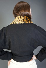 Fake Fur Leopard Blazer