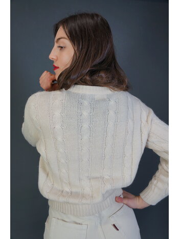 Cable Knit Sweater Blanca