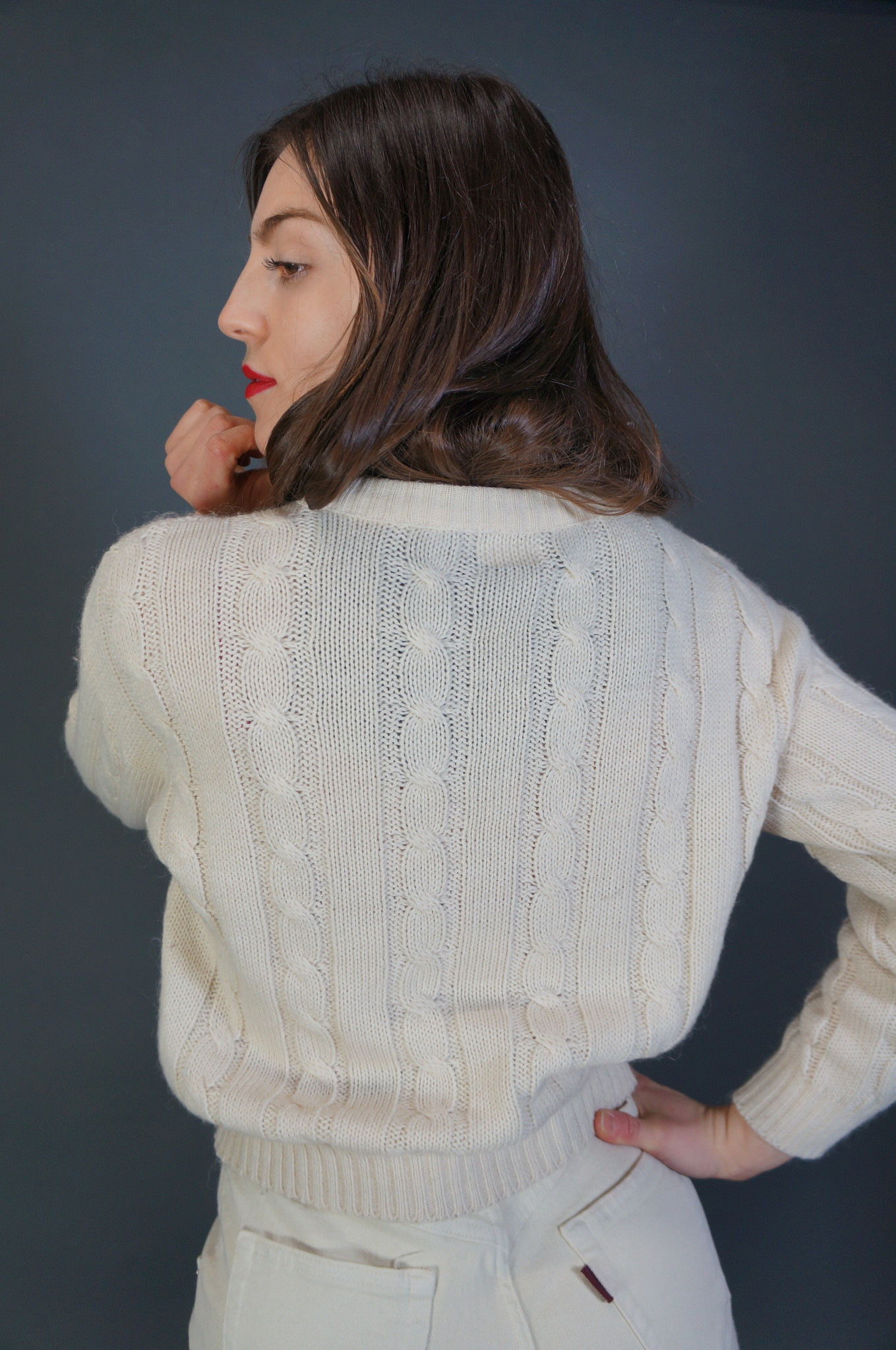Cable Knit Sweater Blanca