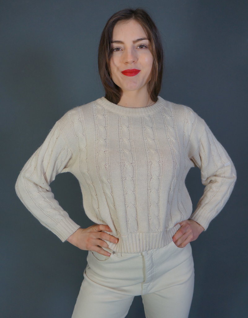 Cable Knit Sweater Blanca