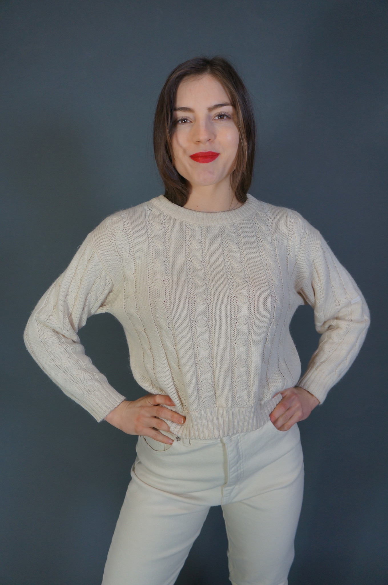 Cable Knit Sweater Blanca