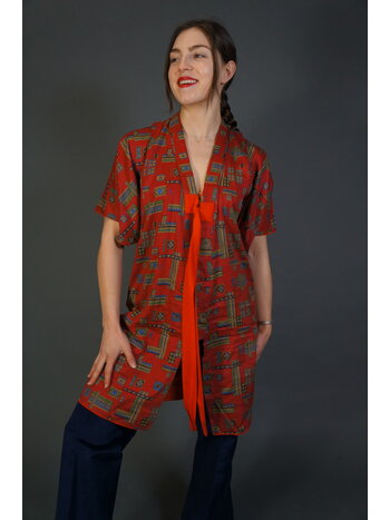 70s Japanese Kids Kimono Eiko