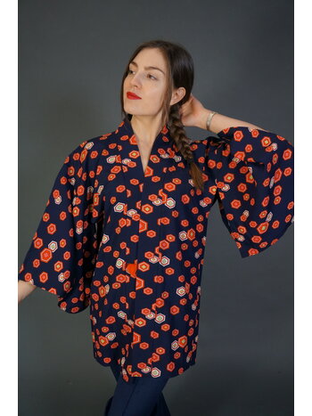 60s Japanese Haori Mikazuki