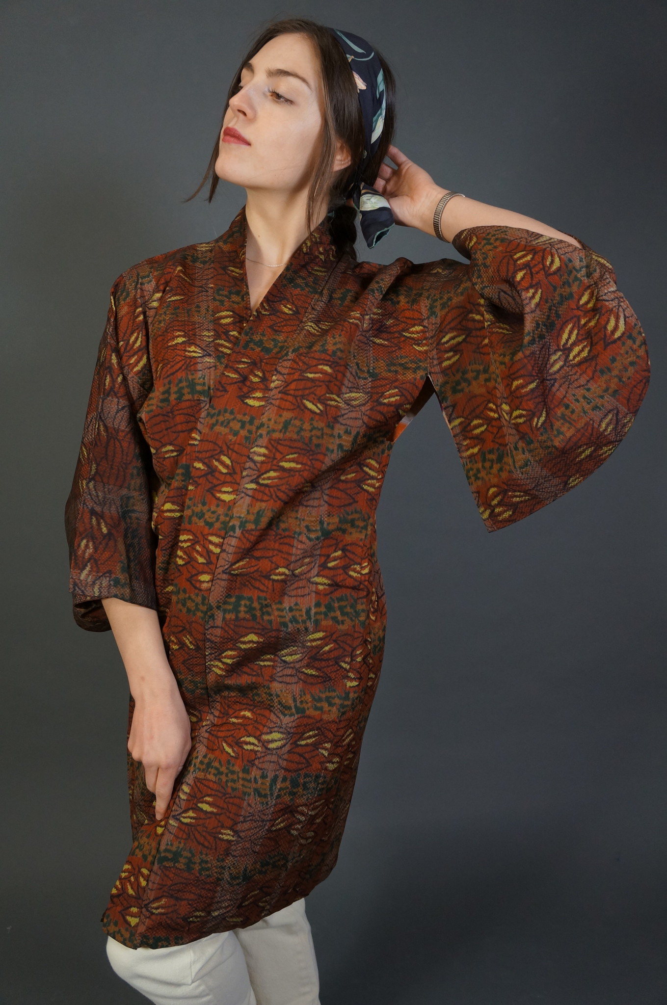 70s Japanese Haori Kurva