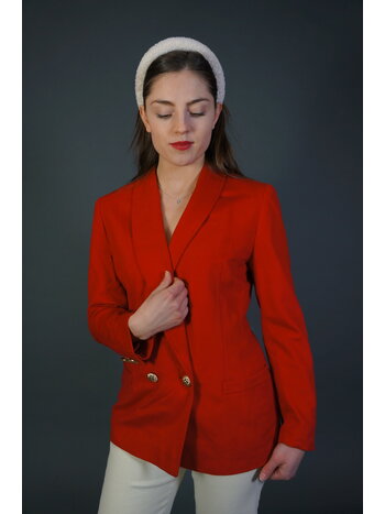 Versace Red Blazer