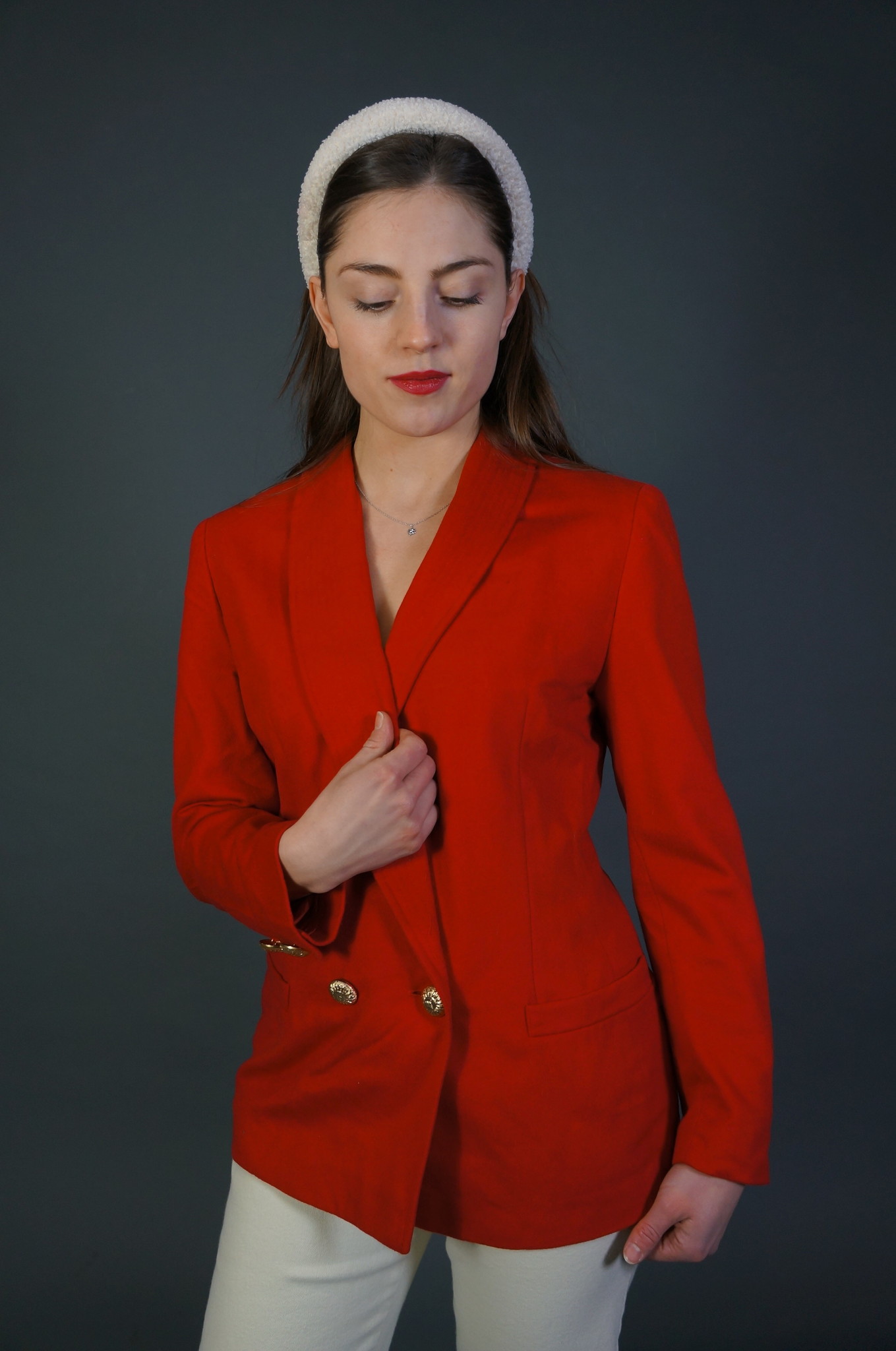 Versace Red Blazer