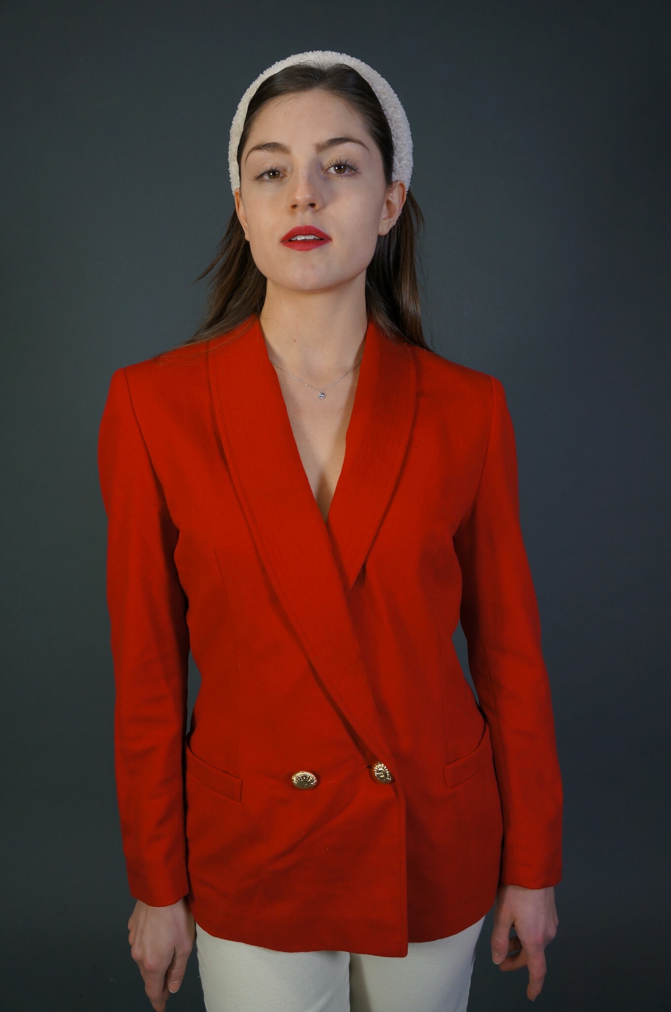 Versace Red Blazer